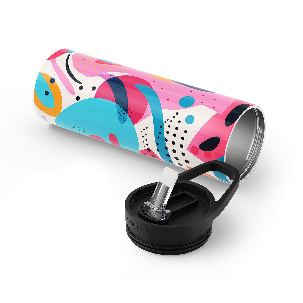 Dark Blue Abstract 560ml Bottle By Hydronair