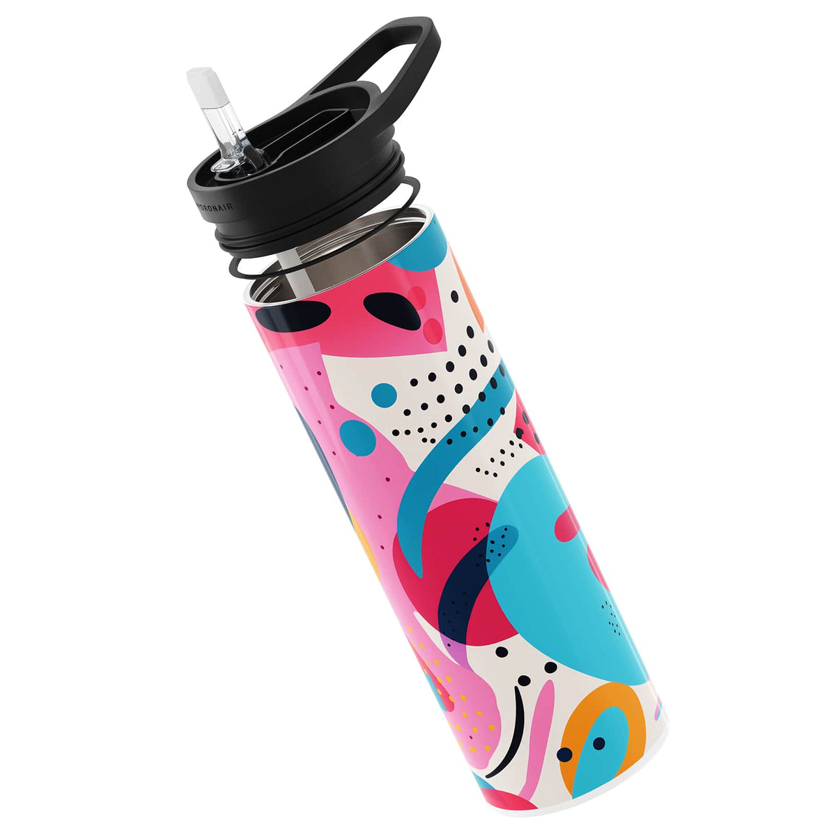 Dark Blue Abstract 560ml Reusable Bottle By Hydronair