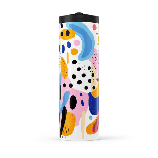 Dark Blue Abstract 560ml Water Bottle By Hydronair