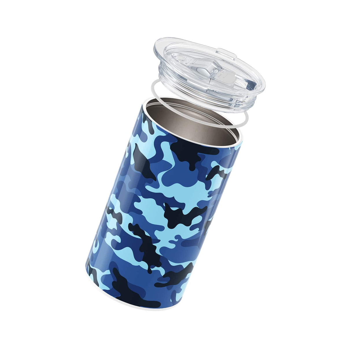 Dark Blue Camouflage 340ml Coffee Cup By Hydronair 