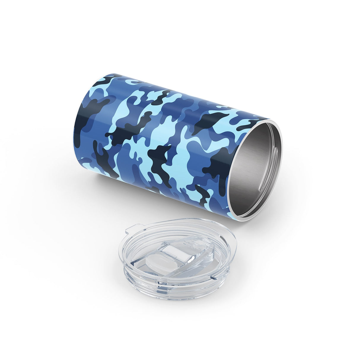 Dark Blue Camouflage 340ml Reusable Cup By Hydronair 