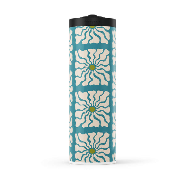 Dark Blue Retro 560ml Water Bottle By Hydronair