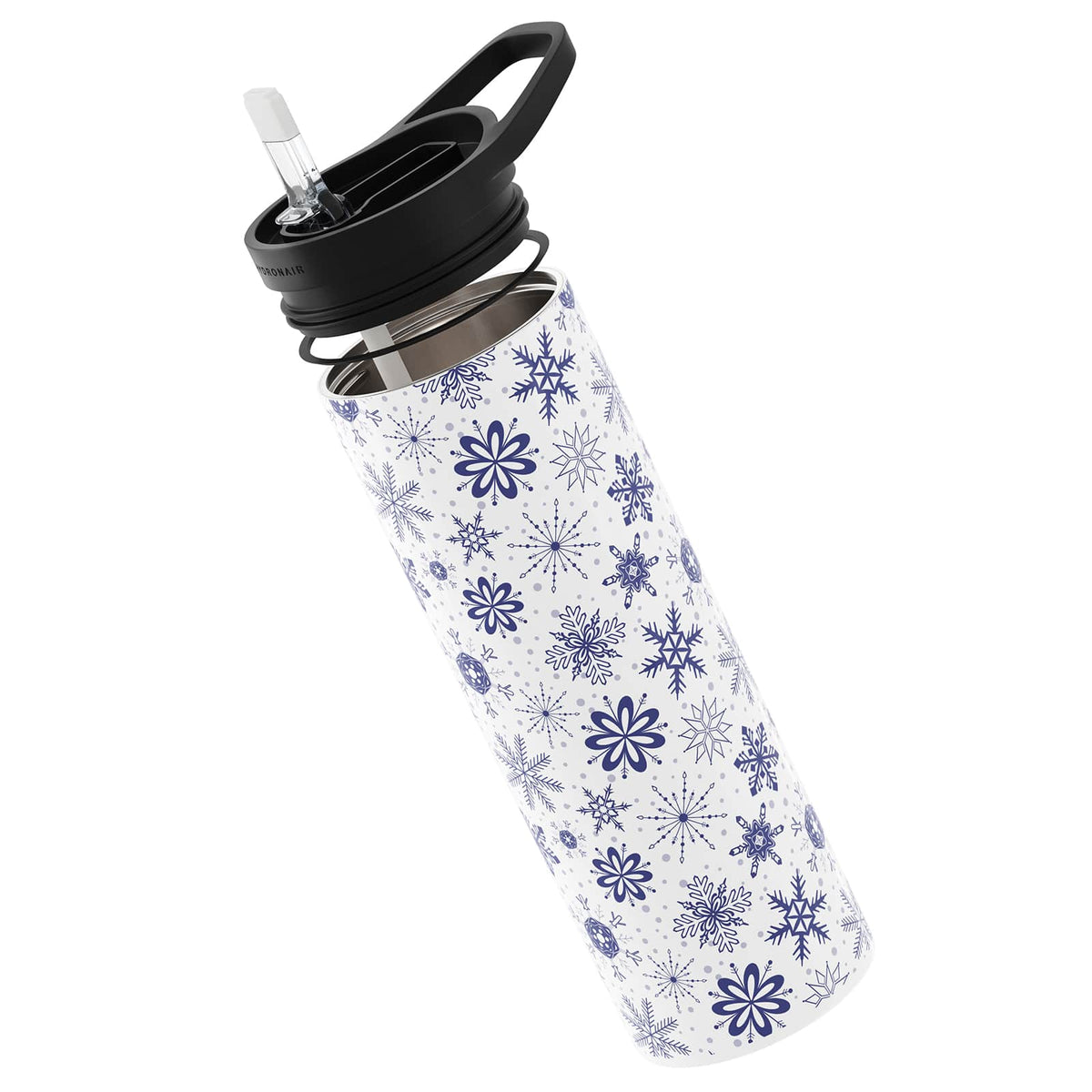 Dark Blue Winter 560ml Reusable Bottle By Hydronair