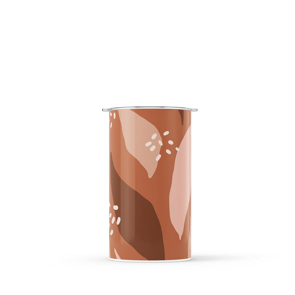 Dark Brown Autumn 340ml Reusable Coffee Cup By Hydronair 
