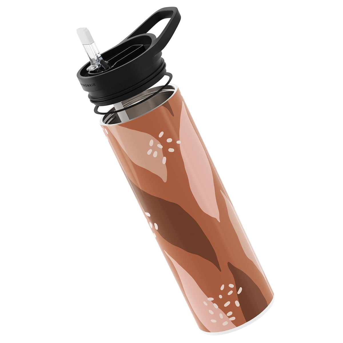 Dark Brown Autumn 560ml Reusable Bottle By Hydronair