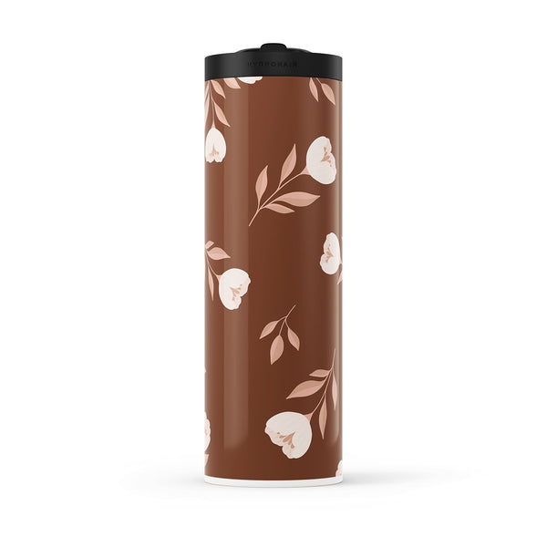 Dark Brown Autumn 560ml Water Bottle By Hydronair