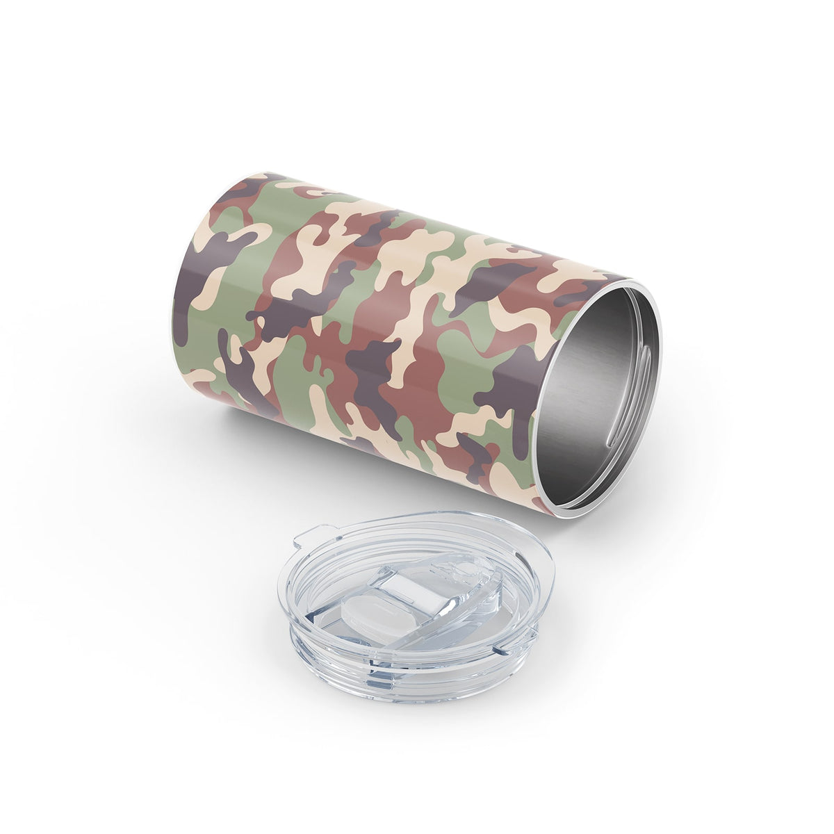 Dark Brown Camouflage 340ml Reusable Cup By Hydronair 