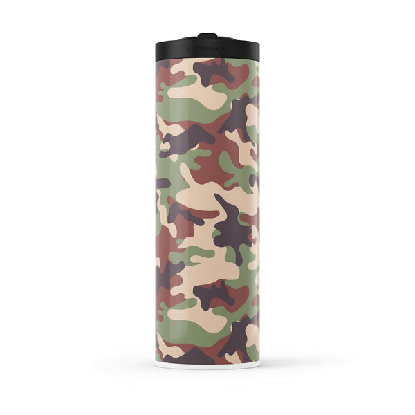Dark Brown Camouflage 560ml Water Bottle By Hydronair