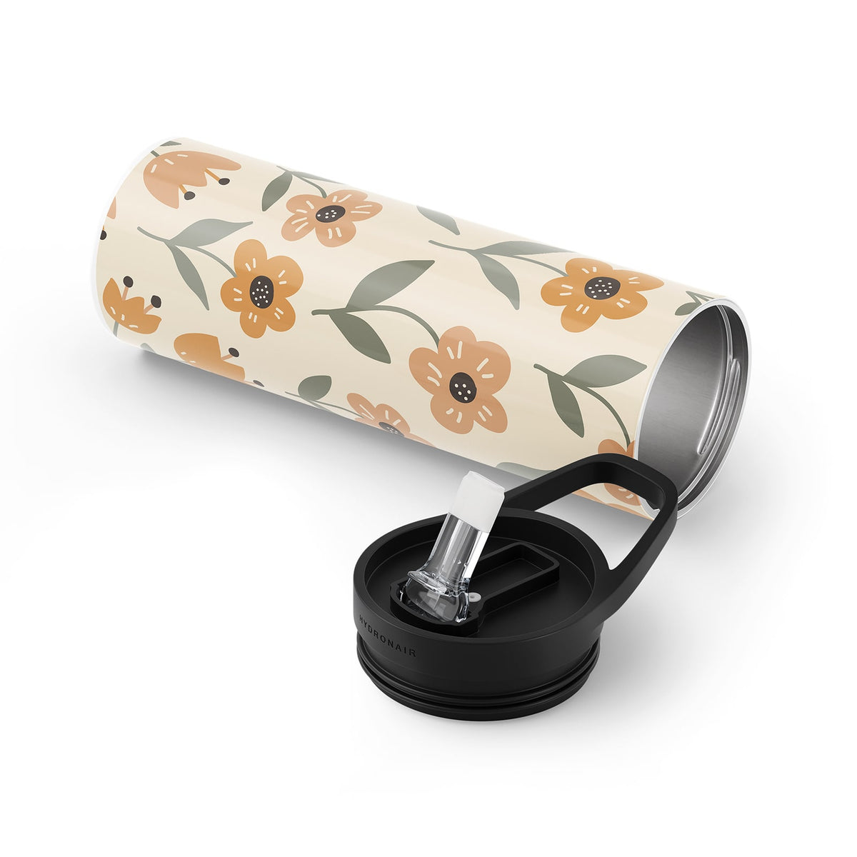 Dark Cream Autumn 560ml Reusable Bottle By Hydronair
