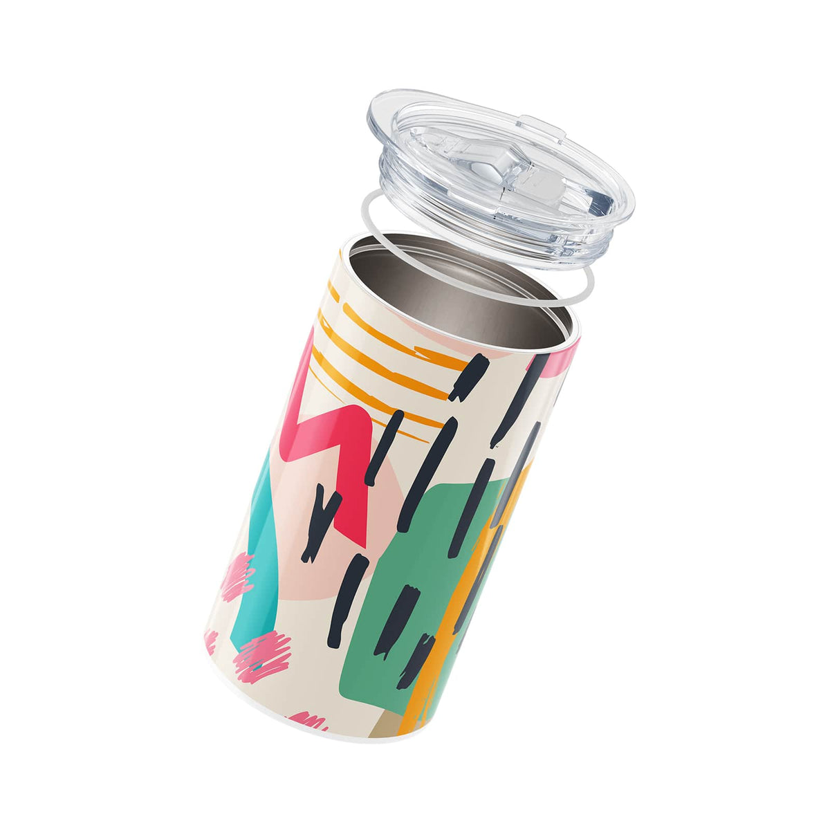 Dark Green Abstract 340ml Coffee Cup By Hydronair 