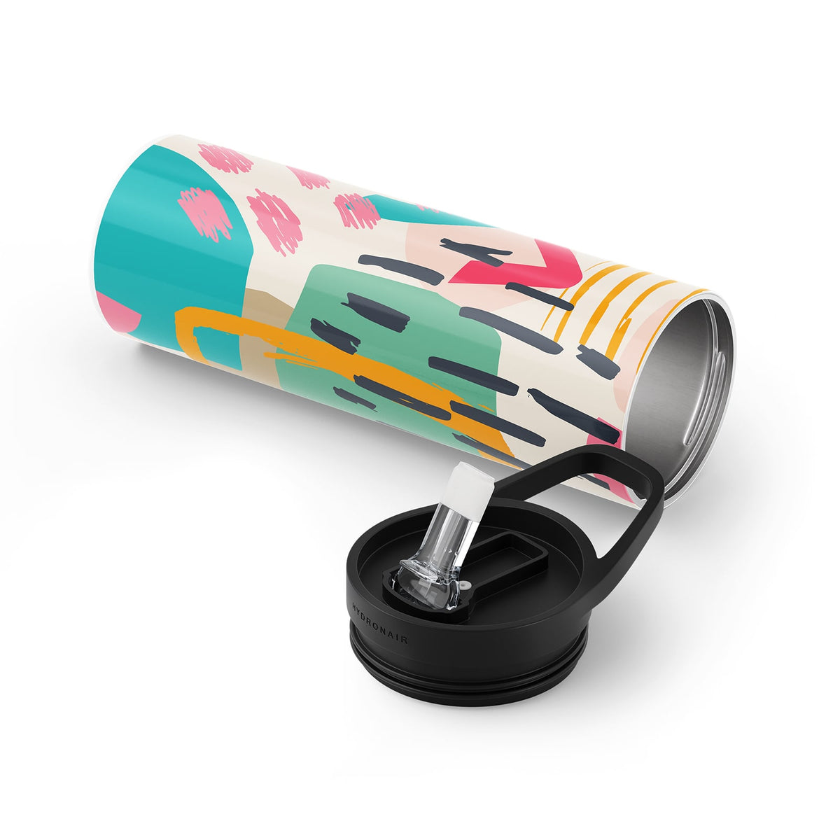 Dark Green Abstract 560ml Bottle By Hydronair