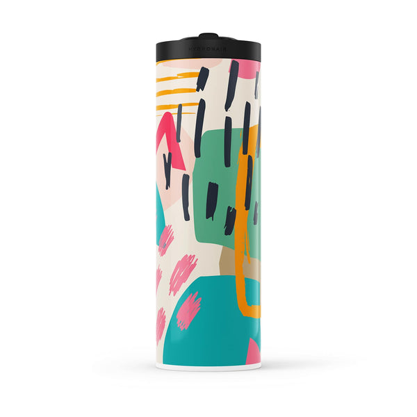 Dark Green Abstract 560ml Water Bottle By Hydronair
