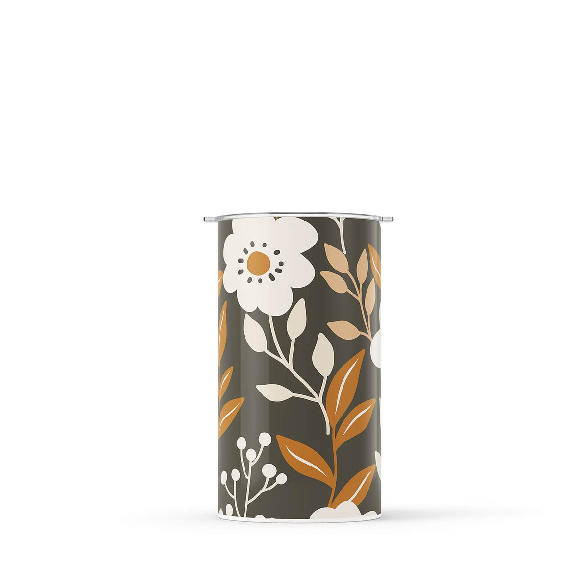 Dark Green Autumn 340ml Reusable Coffee Cup By Hydronair 
