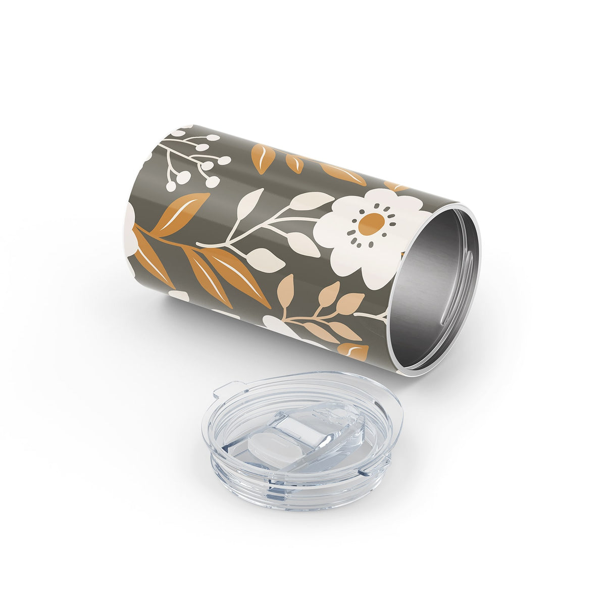 Dark Green Autumn 340ml Reusable Cup By Hydronair 