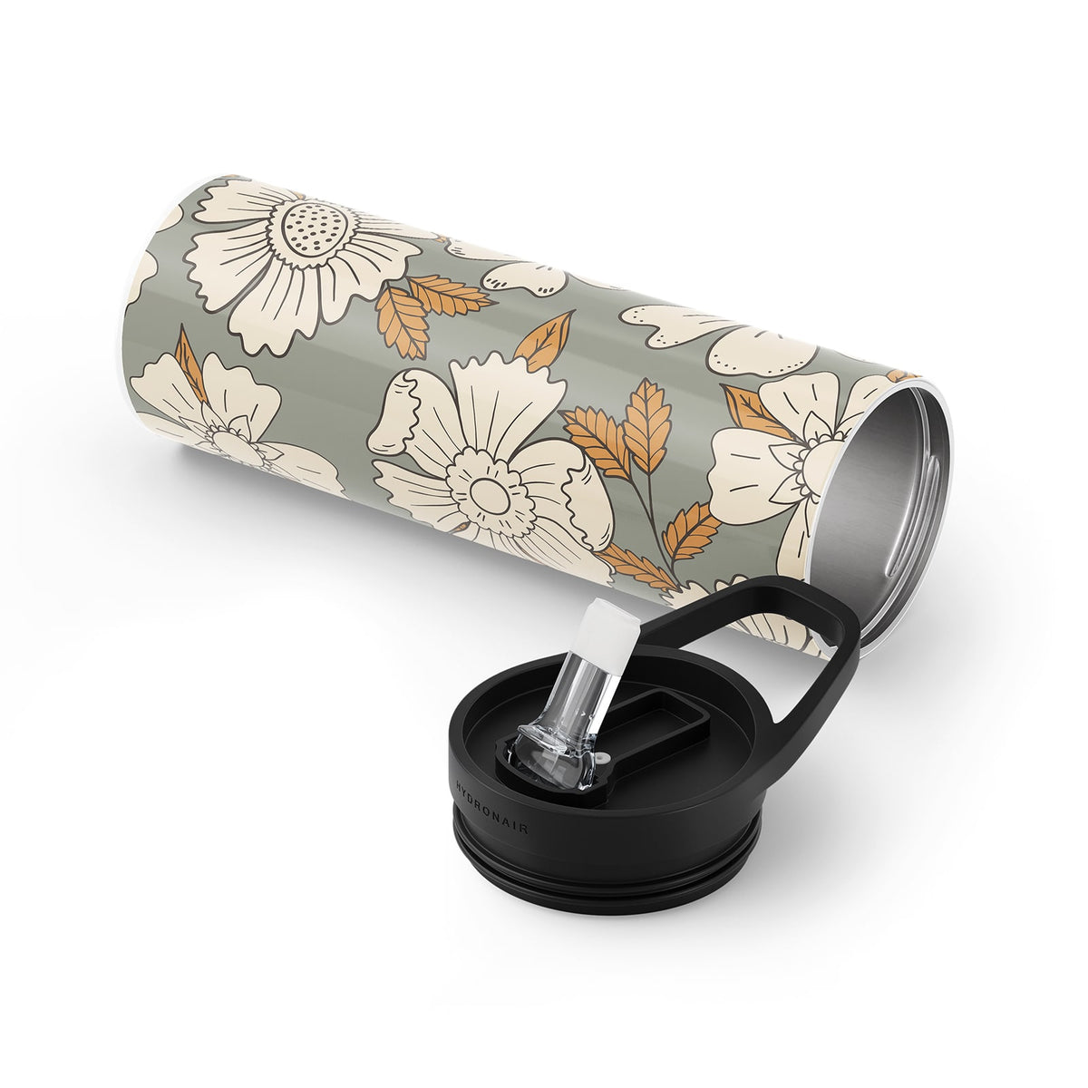 Dark Green Autumn 560ml Reusable Bottle By Hydronair