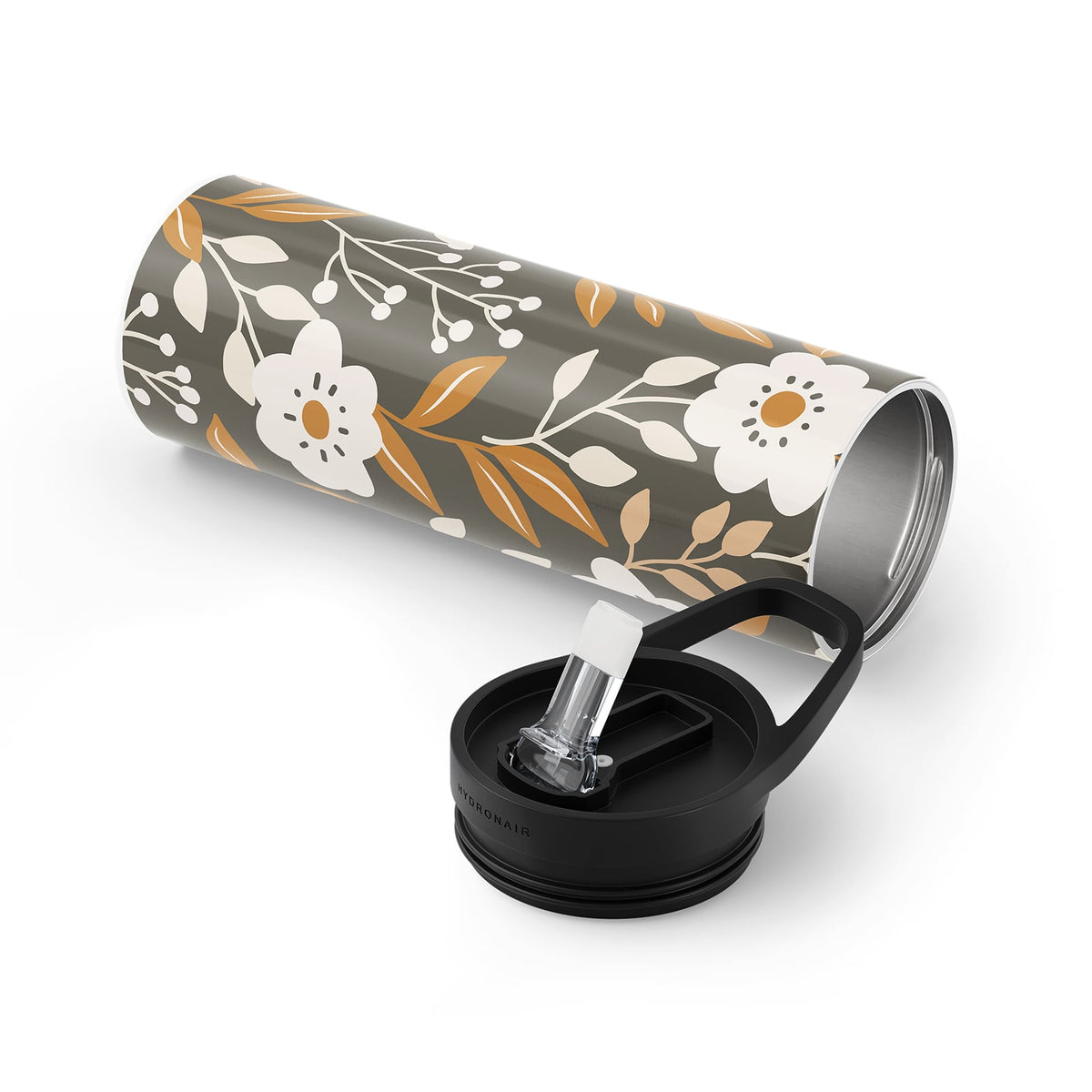 Dark Green Autumn 560ml Reusable Bottle By Hydronair