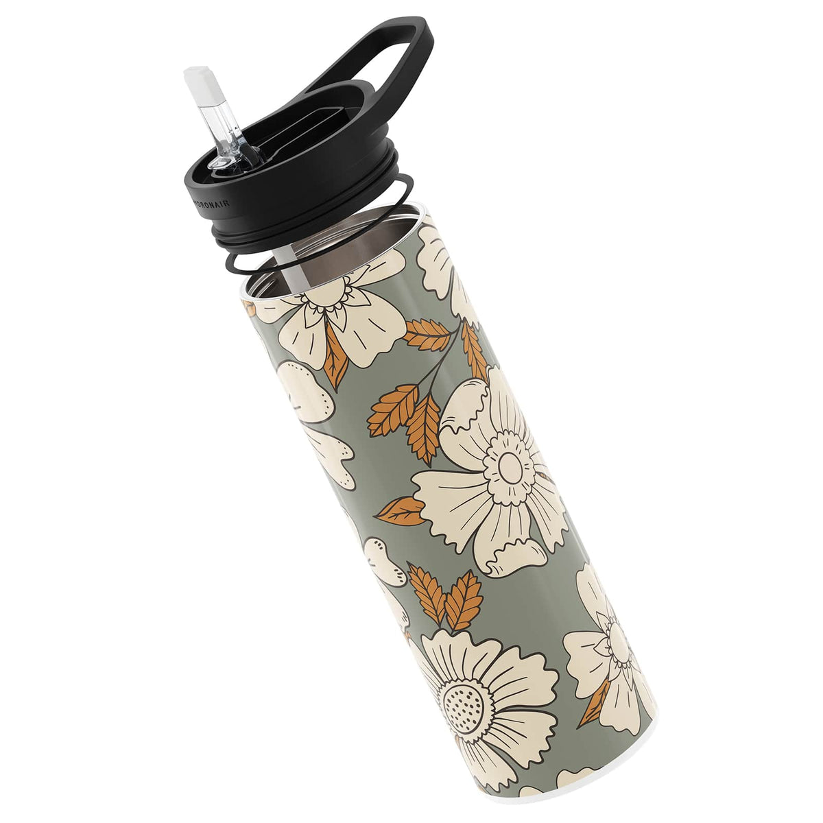 Dark Green Autumn 560ml Reusable Bottle By Hydronair