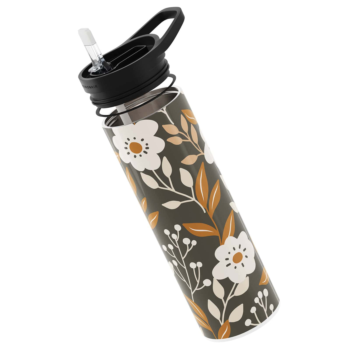 Dark Green Autumn 560ml Reusable Bottle By Hydronair