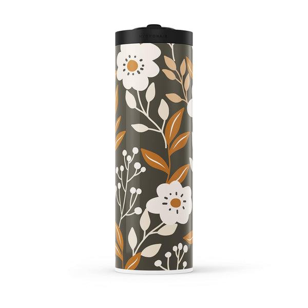 Dark Green Autumn 560ml Water Bottle By Hydronair