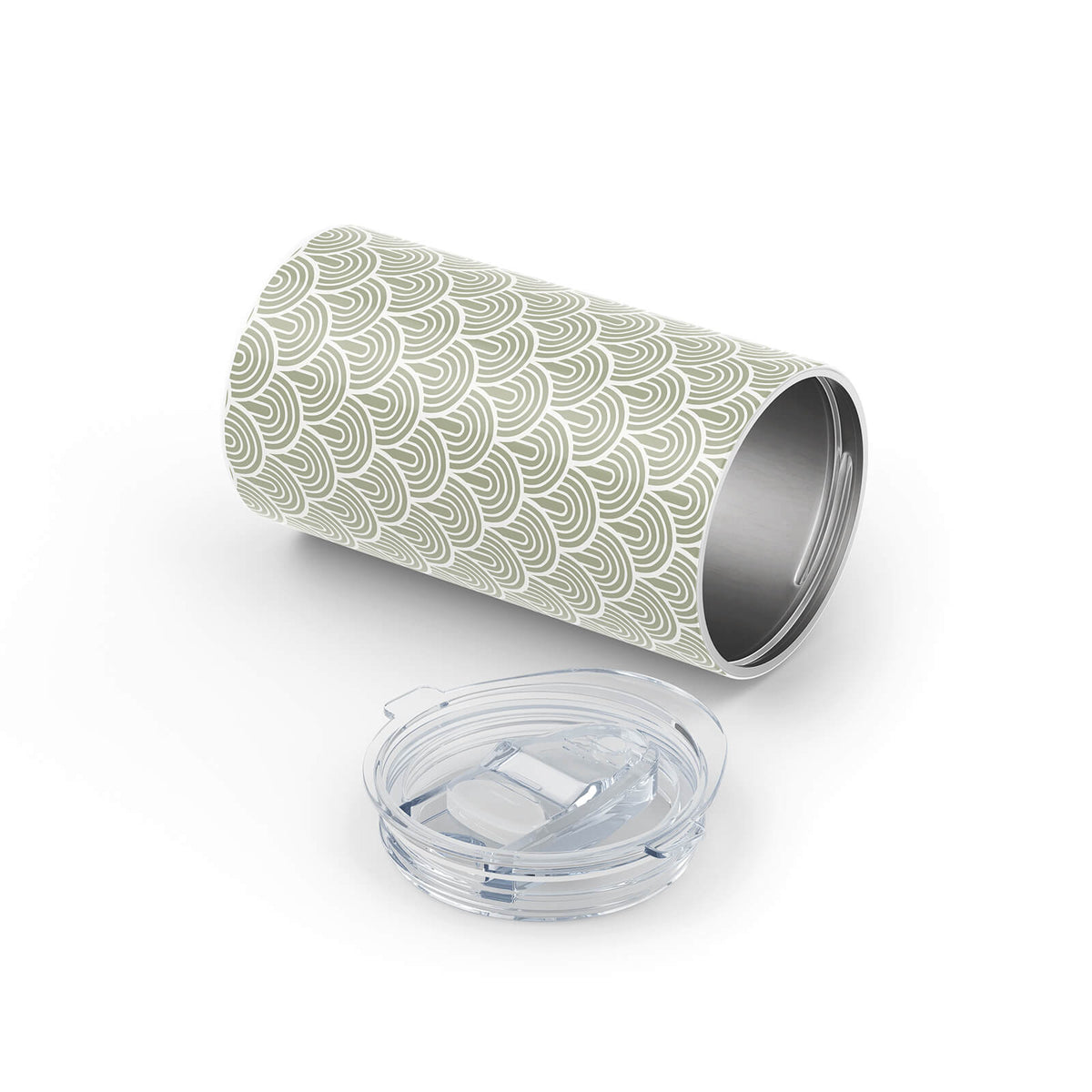 Dark Green Boho 340ml Reusable Cup By Hydronair 
