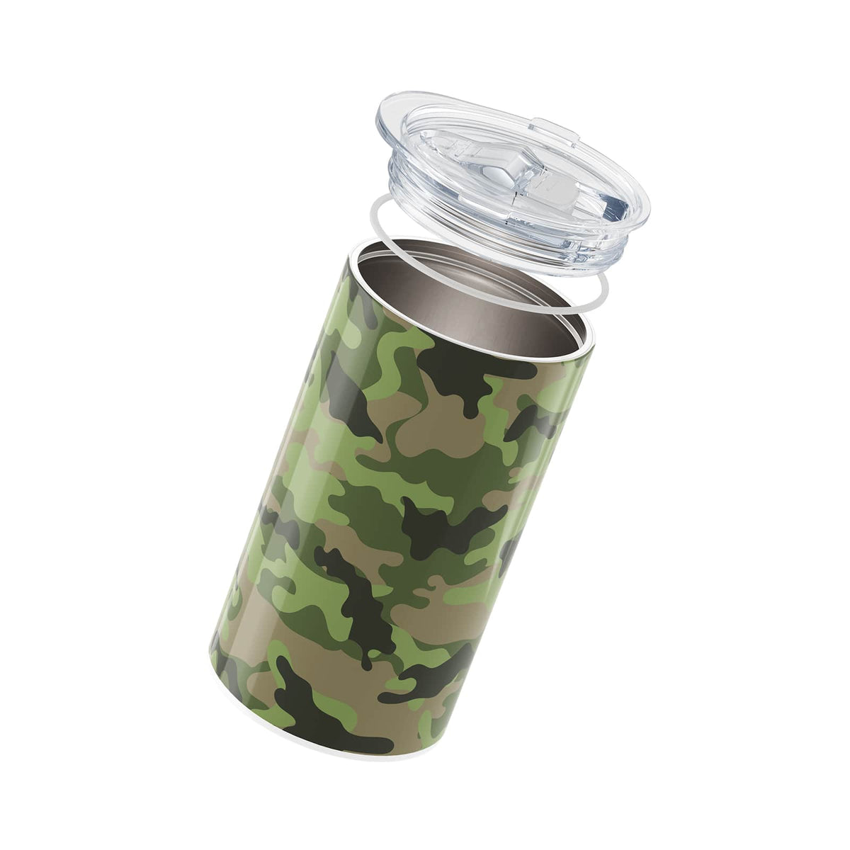 Dark Green Camouflage 340ml Coffee Cup By Hydronair 