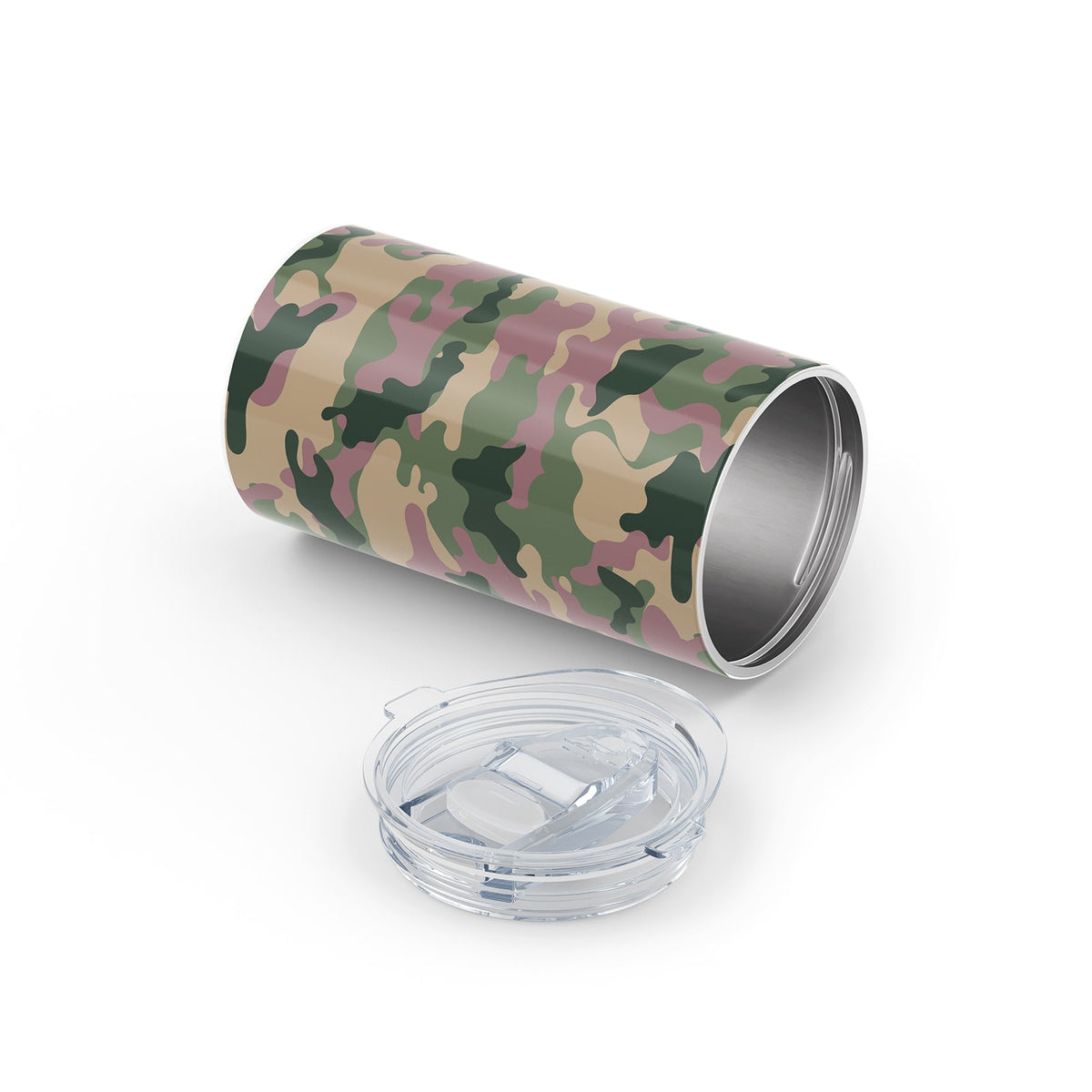 Dark Green Camouflage 340ml Reusable Cup By Hydronair 