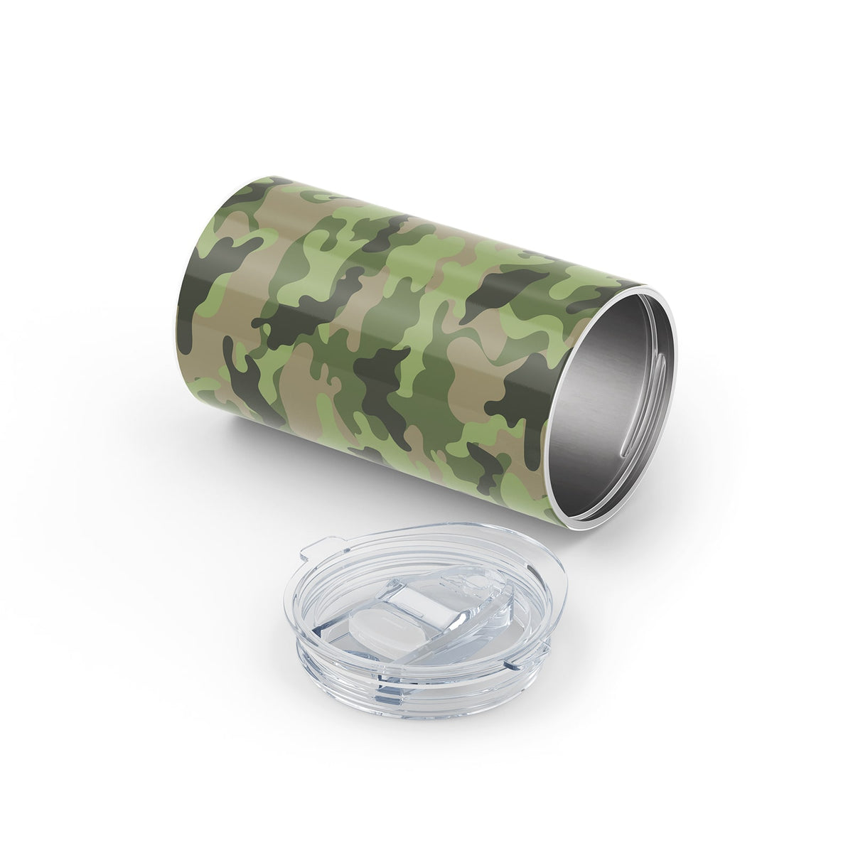Dark Green Camouflage 340ml Reusable Cup By Hydronair 
