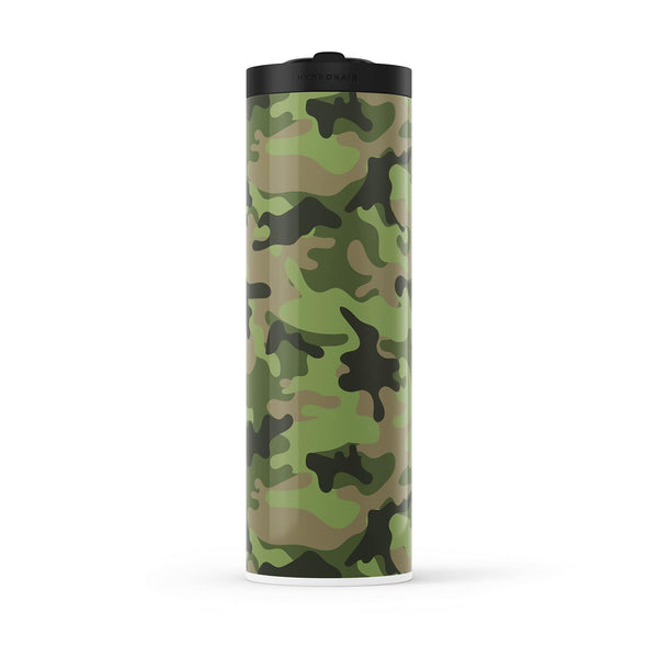 Dark Green Camouflage 560ml Water Bottle By Hydronair