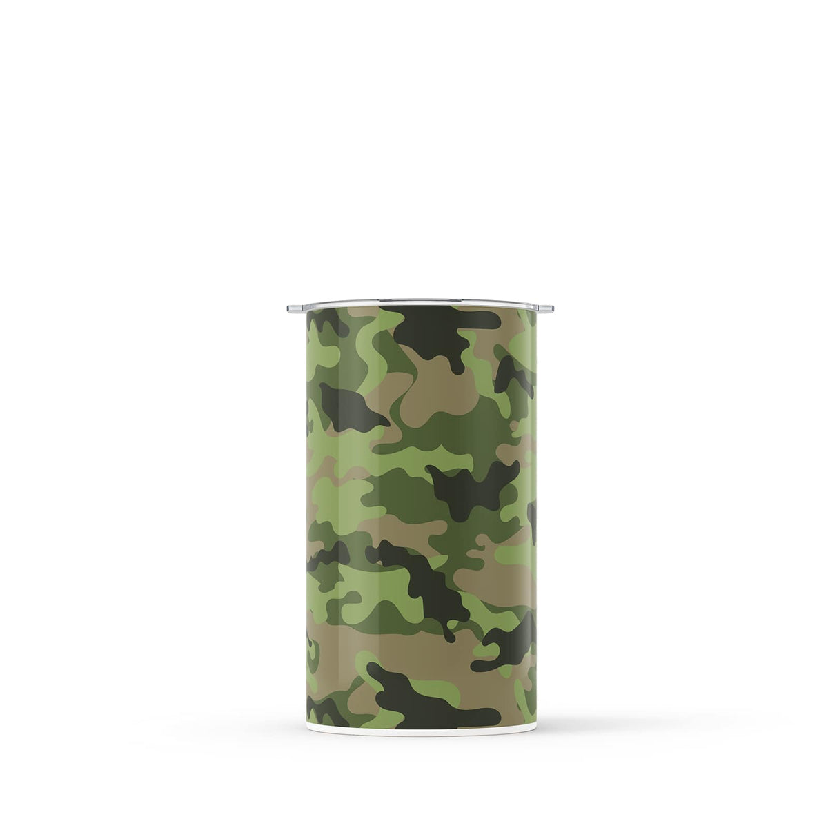 Dark Green Camouflage 340ml Reusable Coffee Cup By Hydronair 