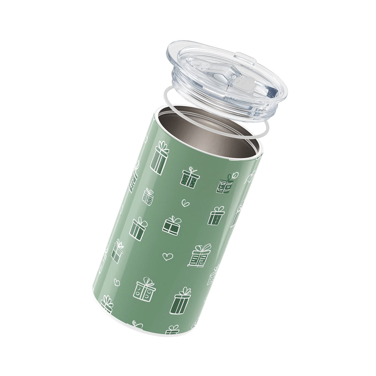 Dark Green Christmas 340ml Coffee Cup By Hydronair 