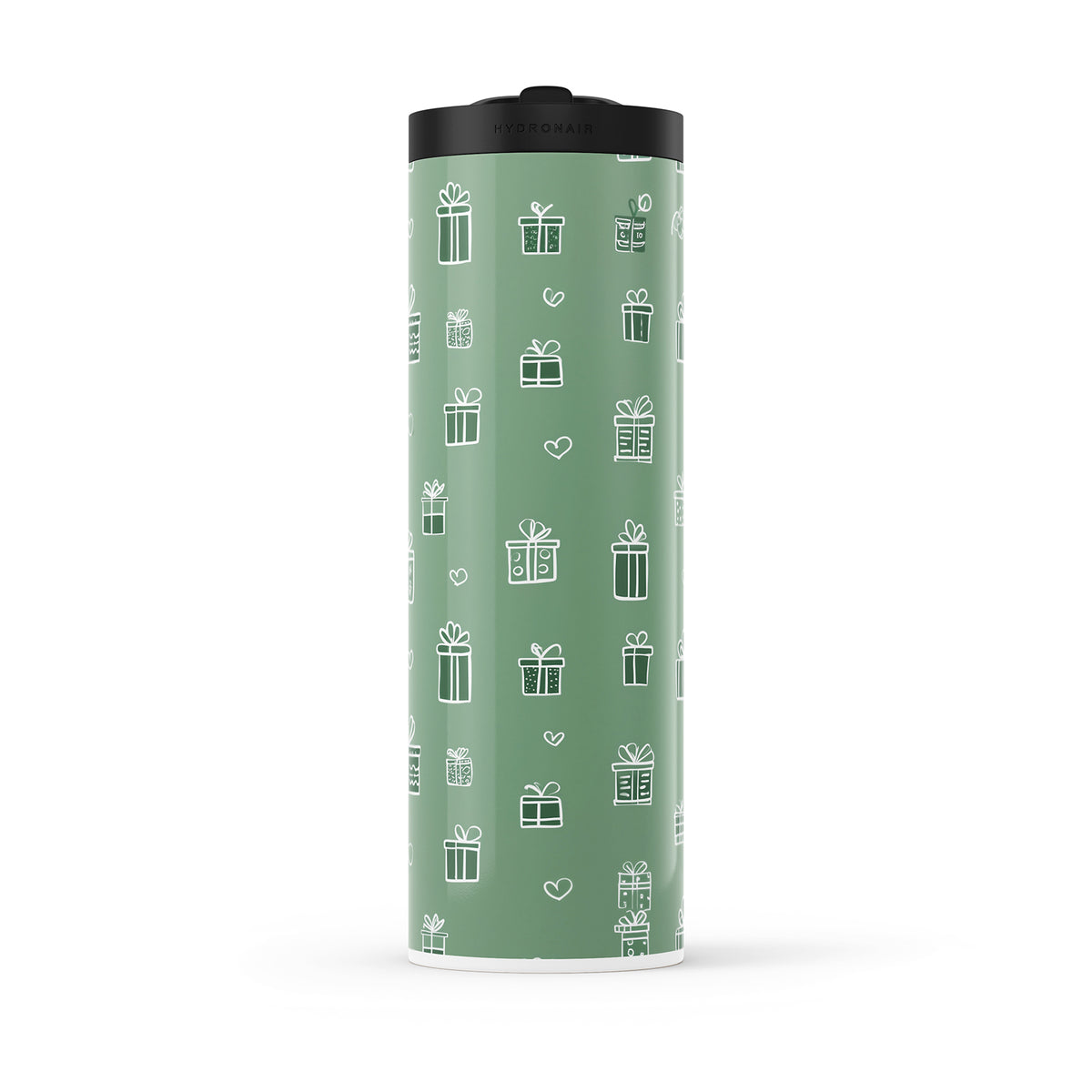 Dark Green Christmas 560ml Water Bottle By Hydronair