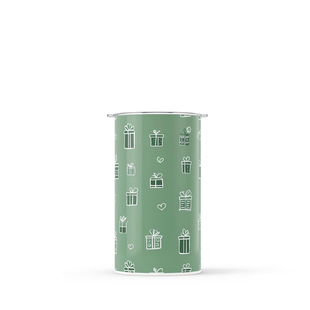 Dark Green Christmas 340ml Reusable Coffee Cup By Hydronair 