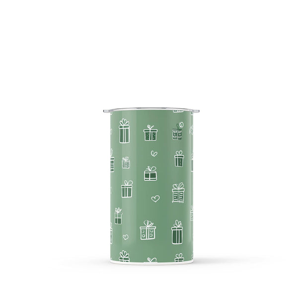 Dark Green Christmas 340ml Reusable Coffee Cup By Hydronair 