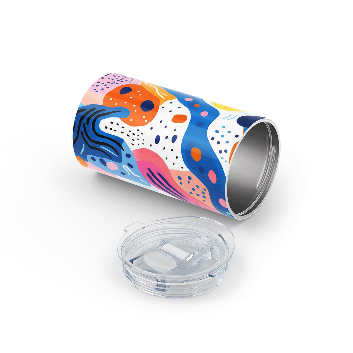 Dark Orange Abstract 340ml Reusable Cup By Hydronair 