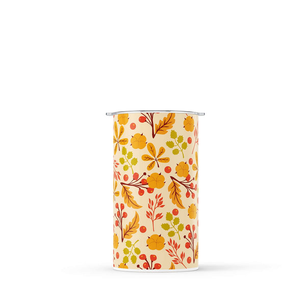 Dark Orange Autumn 340ml Reusable Coffee Cup By Hydronair 