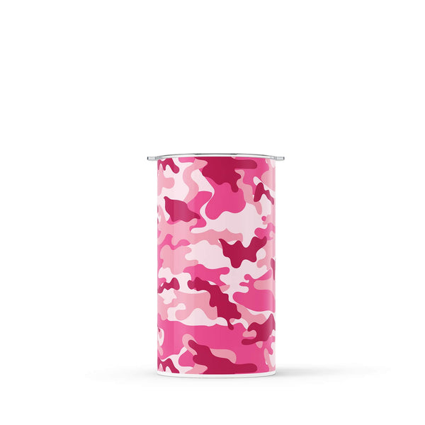 Dark Pink Camouflage 340ml Reusable Coffee Cup By Hydronair 