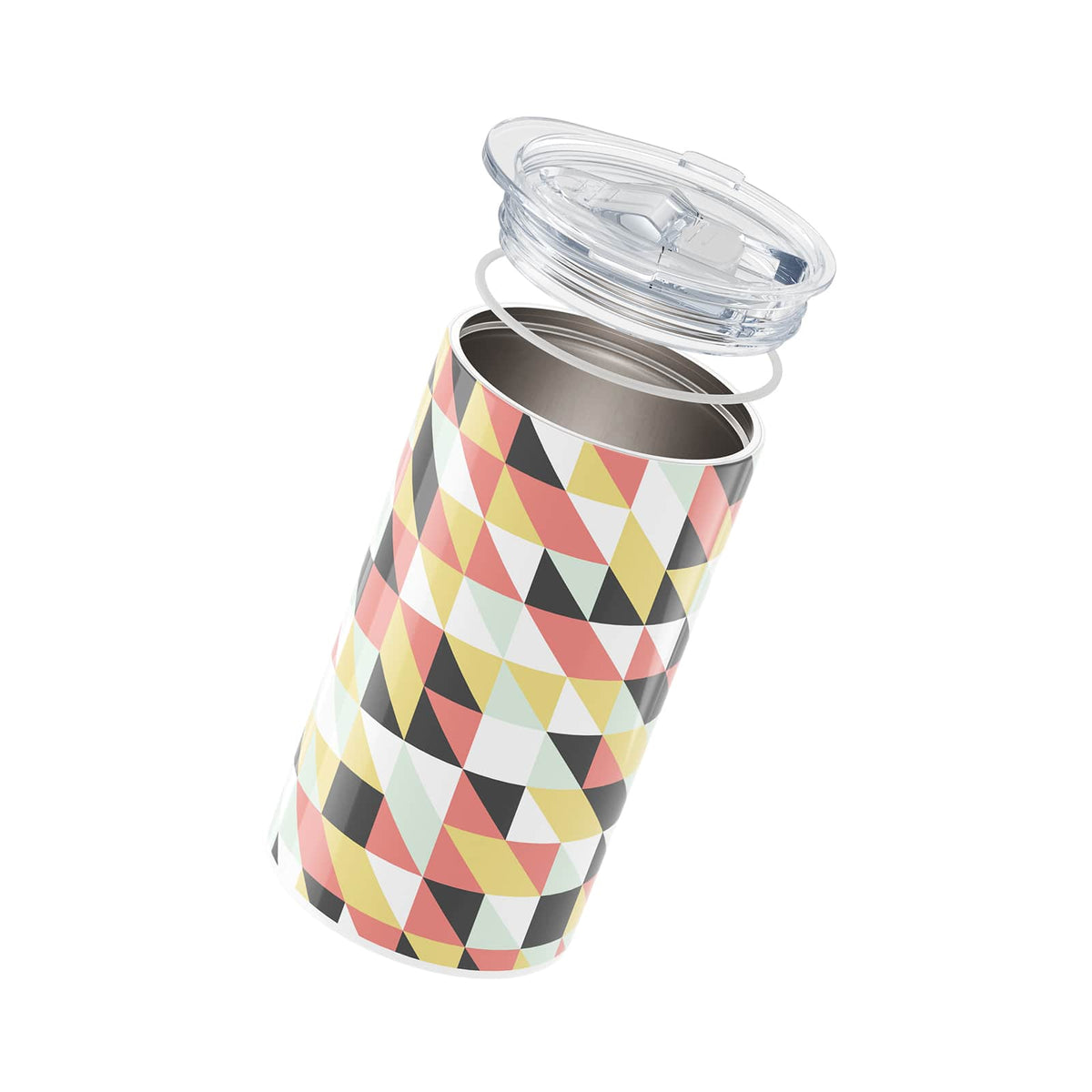 Dark Pink Geometric 340ml Coffee Cup By Hydronair 