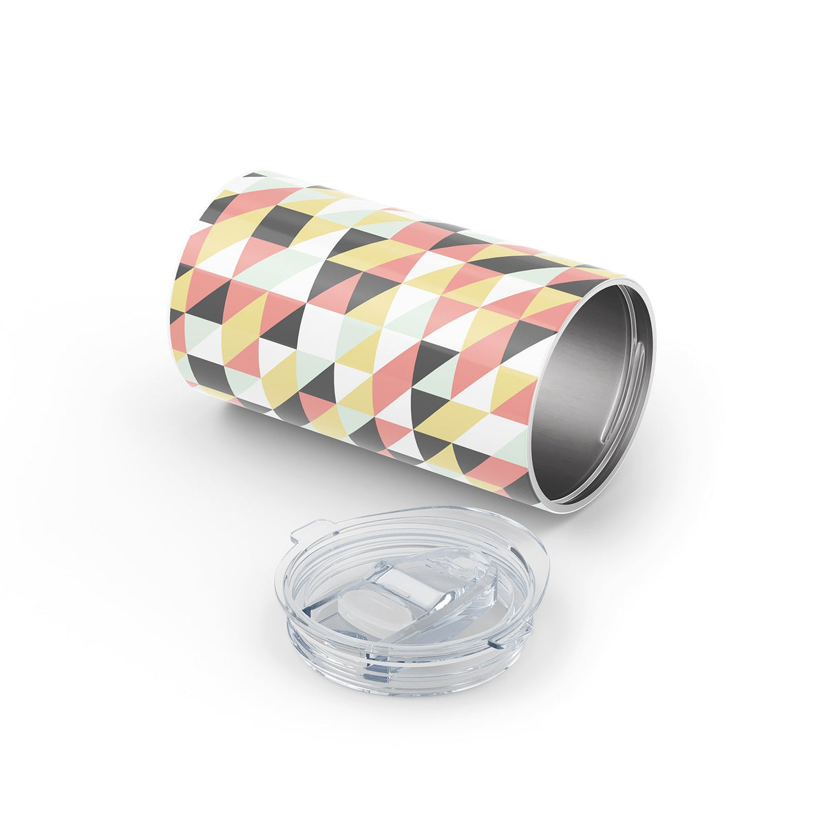 Dark Pink Geometric 340ml Reusable Cup By Hydronair 