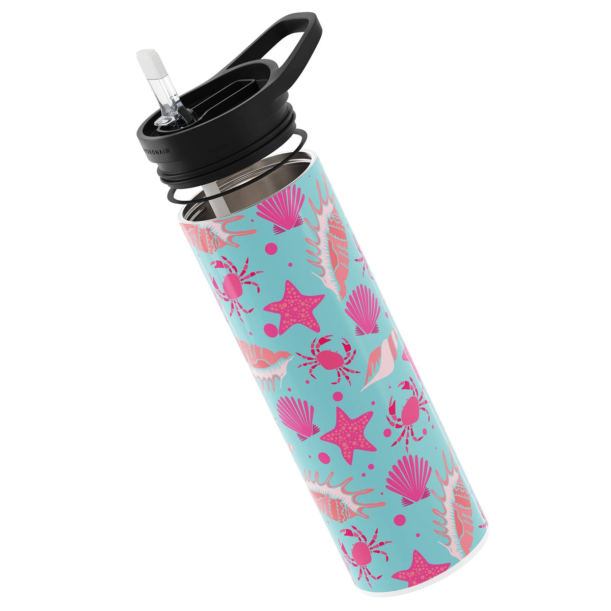 Dark Pink Nautical 560ml Reusable Bottle By Hydronair