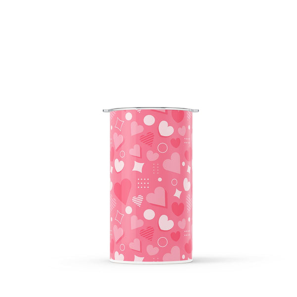 Dark Pink Valentines 340ml Reusable Coffee Cup By Hydronair 