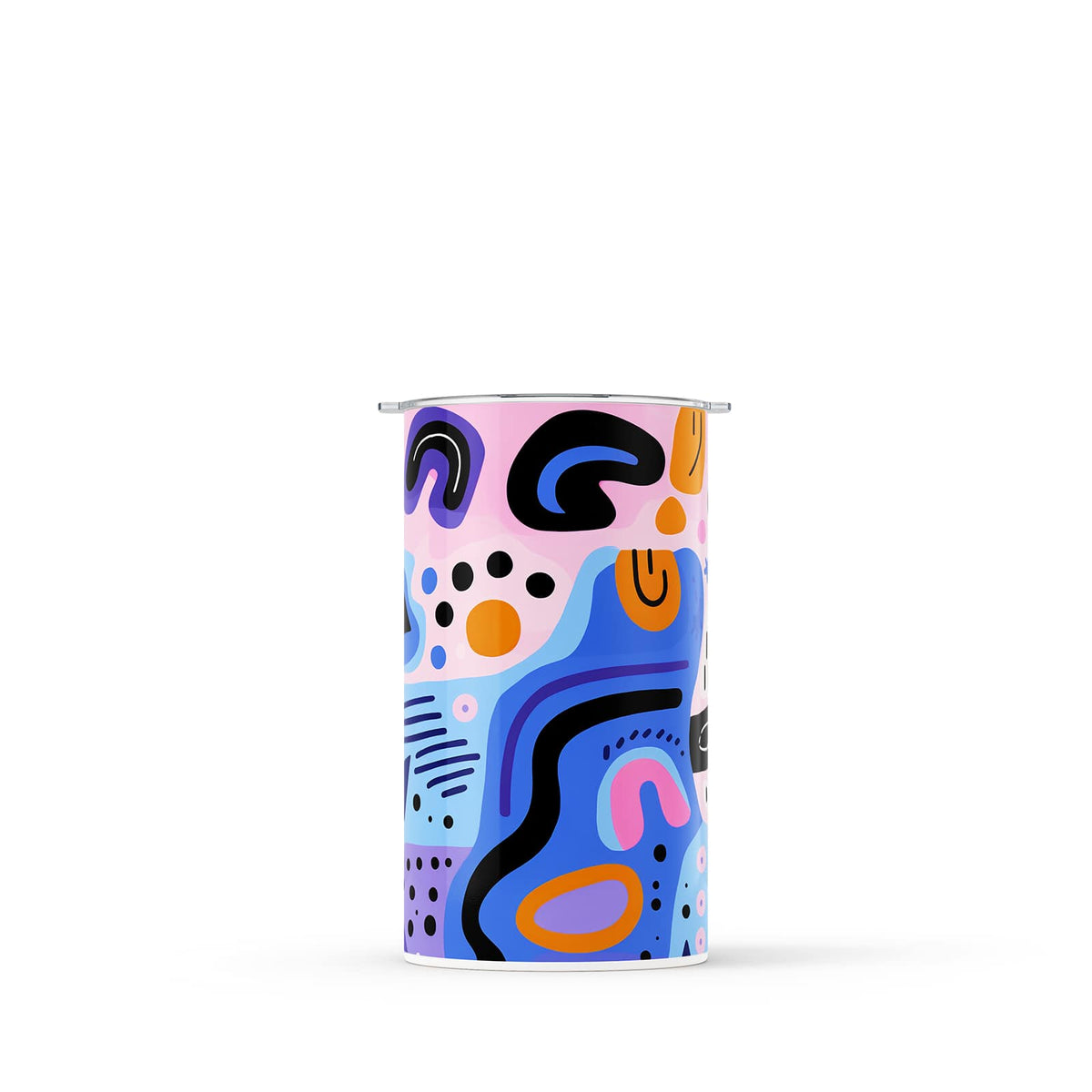 Dark Purple Abstract 340ml Reusable Coffee Cup By Hydronair 