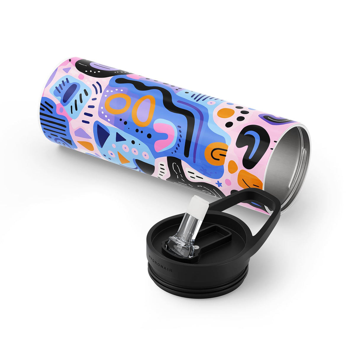 Dark Purple Abstract 560ml Bottle By Hydronair