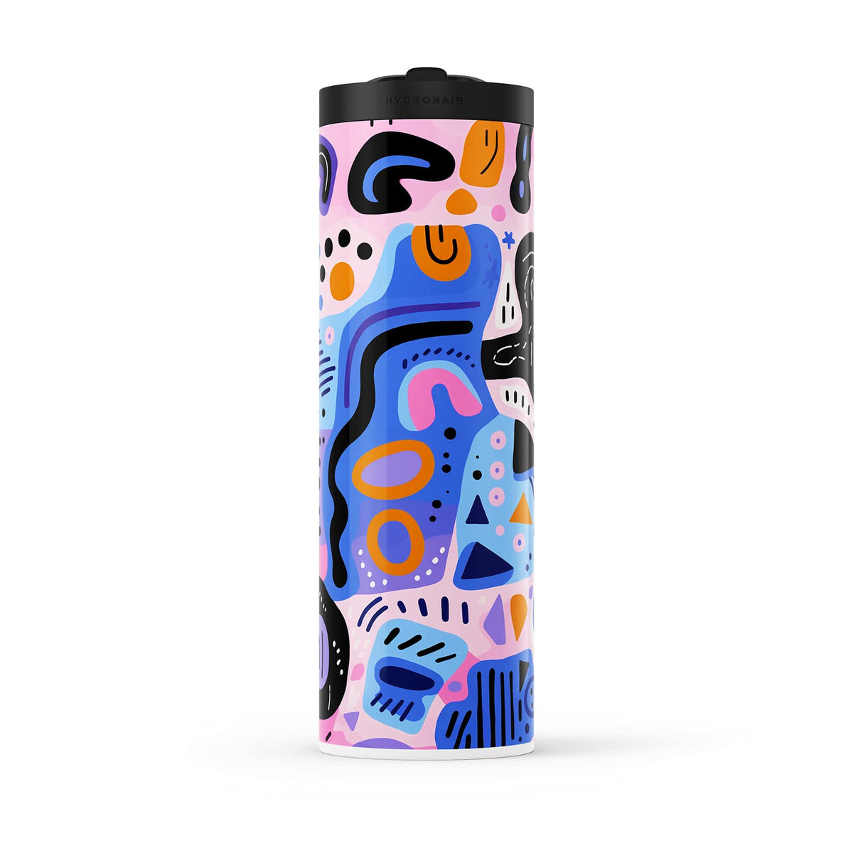 Dark Purple Abstract 560ml Water Bottle By Hydronair