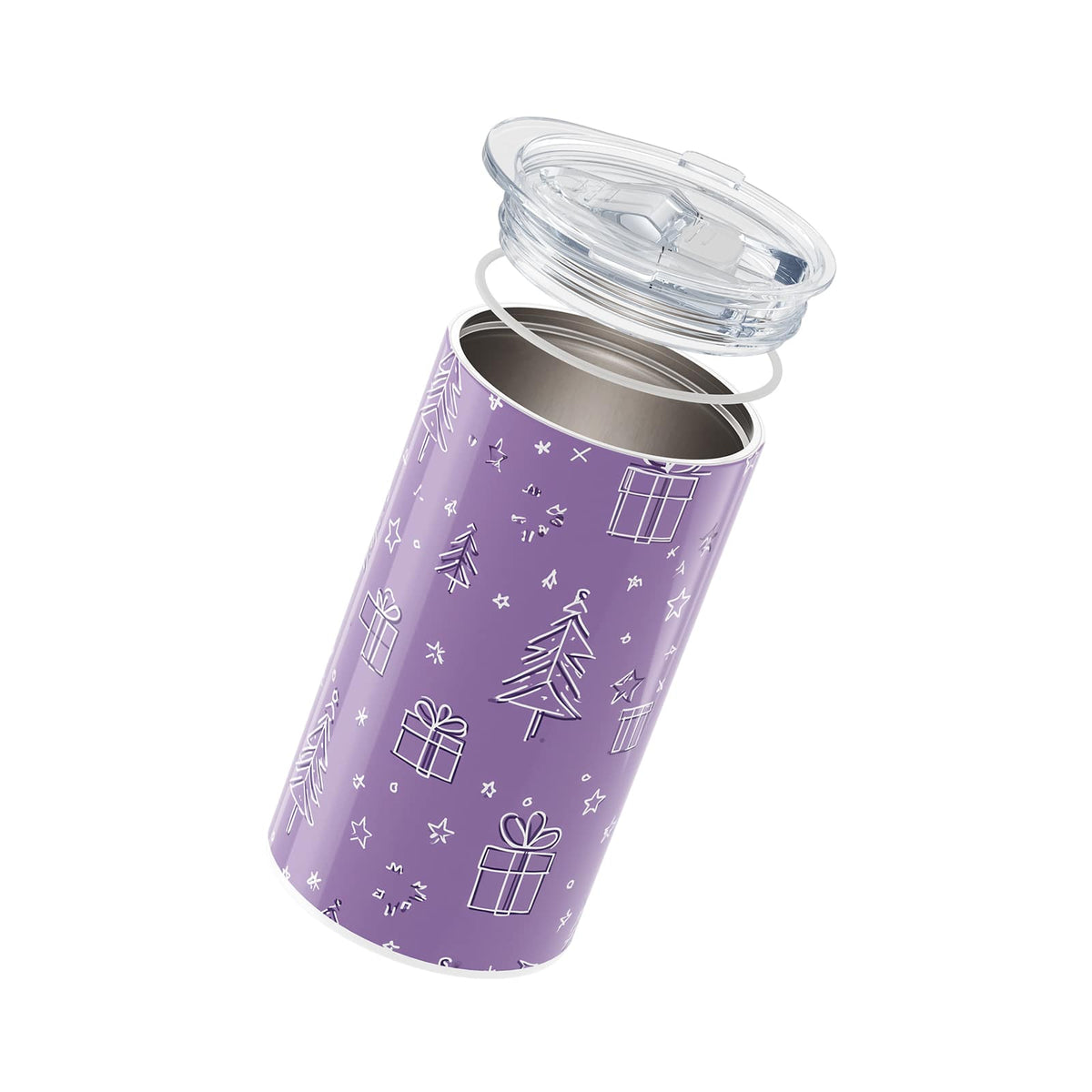 Dark Purple Christmas 340ml Coffee Cup By Hydronair 