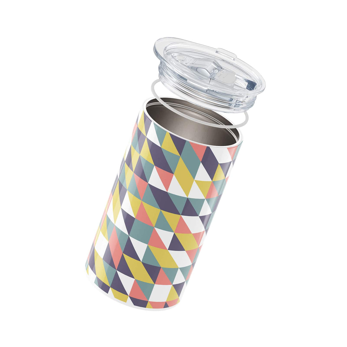 Dark Purple Geometric 340ml Coffee Cup By Hydronair 