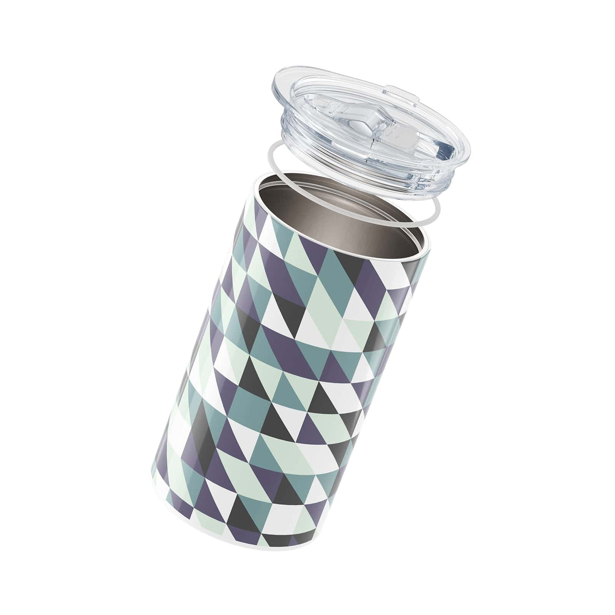 Dark Purple Geometric 340ml Coffee Cup By Hydronair 