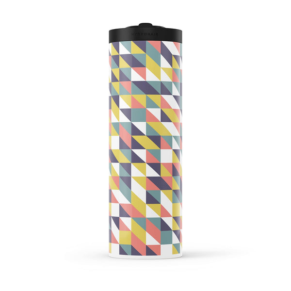 Dark Purple Geometric 560ml Water Bottle By Hydronair