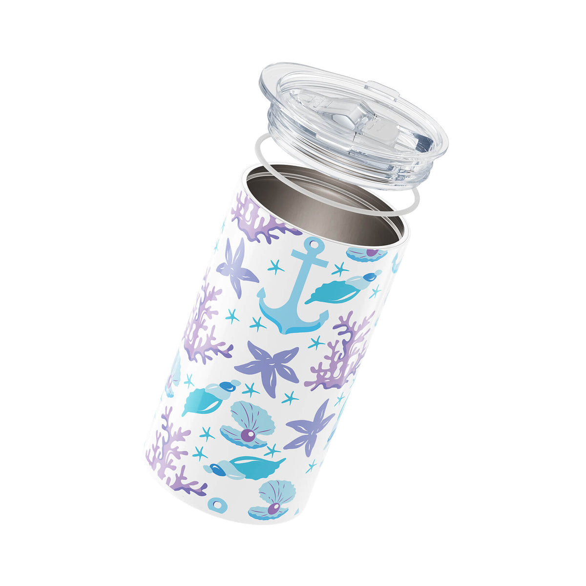 Dark Purple Nautical 340ml Coffee Cup By Hydronair 