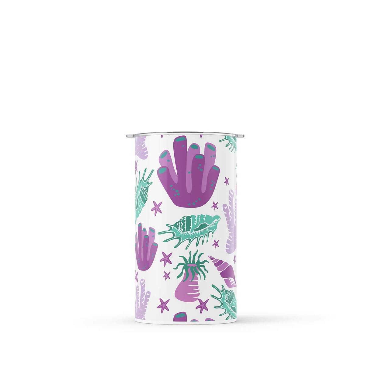 Dark Purple Nautical 340ml Reusable Coffee Cup By Hydronair 