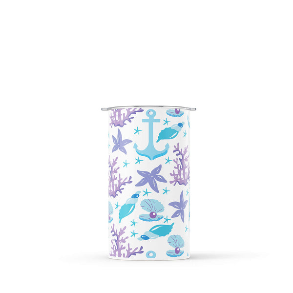 Dark Purple Nautical 340ml Reusable Coffee Cup By Hydronair 